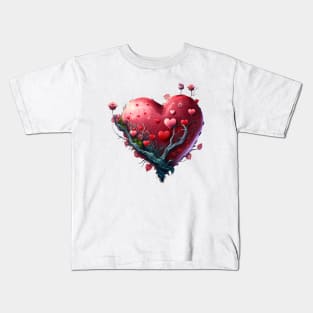 beautiful heart for a loved one for valentine's day Kids T-Shirt